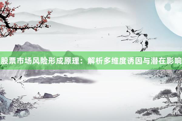 股票市场风险形成原理：解析多维度诱因与潜在影响